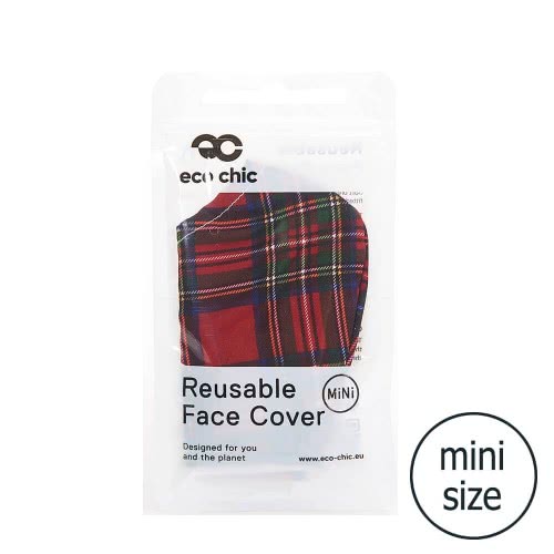 OEM Red Tartan Face Cover Mini EC-M108 5060735634883