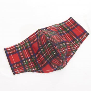 OEM Red Tartan Face Cover Mini EC-M108 5060735634883