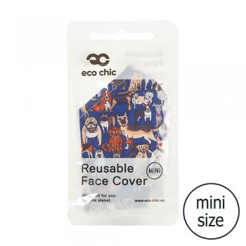 OEM Teal Dogs Face Cover Mini EC-M105 5060735634852