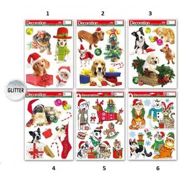 OEM Christmas Stickers 6 Figures 41 X 29 Cm 4798 5212007567003