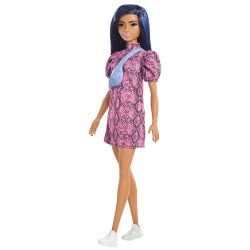 Mattel Barbie Fashionistas 143 Original Κούκλα Με Φόρεμα Και Τσαντάκι FBR37 / GXY99 887961966480