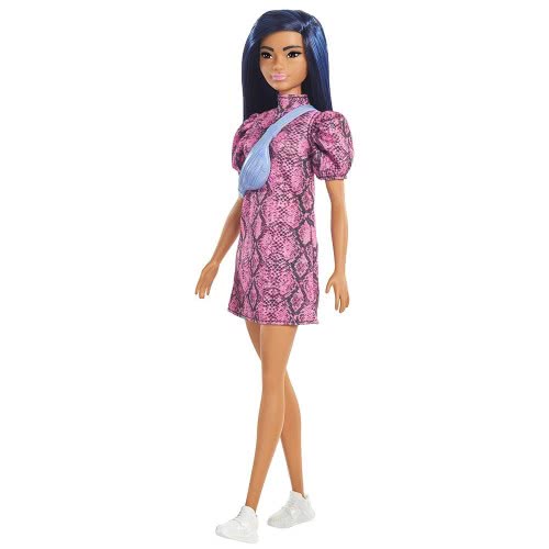 Mattel Barbie Fashionistas 143 Original Κούκλα Με Φόρεμα Και Τσαντάκι FBR37 / GXY99 887961966480