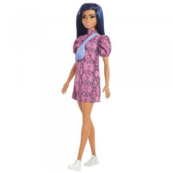 Mattel Barbie Fashionistas 143 Original Brunette Doll With Dress And Weist Bag FBR37 / GXY99 887961966480