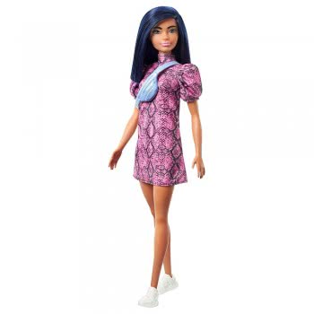 Mattel Barbie Fashionistas 143 Original Κούκλα Με Φόρεμα Και Τσαντάκι FBR37 / GXY99 887961966480