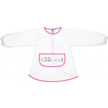 Loly Perletti Transparent Kids Apron - Waterproof Smock With Long Sleeved And Handy Pocket 220003873 8015831155371