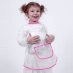 Loly Perletti Transparent Kids Apron - Waterproof Smock With Long Sleeved And Handy Pocket 220003873 8015831155371