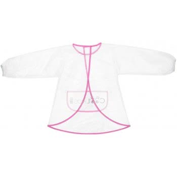 Loly Perletti Transparent Kids Apron - Waterproof Smock With Long Sleeved And Handy Pocket 220003873 8015831155371