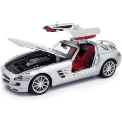 Maisto Mercedes Benz SLS AMG Silver Metallic Special Edition 1/18 Diecast Model Car 31389 090159313892