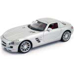 Maisto Mercedes Benz SLS AMG Silver Metallic Special Edition 1/18 Diecast Model Car 31389 090159313892