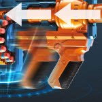 Hasbro Nerf Elite 2.0 Commander Rd-6 Blaster, 12 Official Nerf Darts E9485 5010993725038