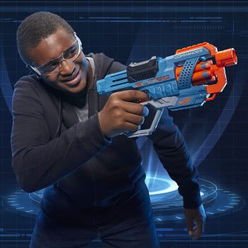 Hasbro Nerf Elite 2.0 Commander Rd-6 Blaster, 12 Official Nerf Darts E9485 5010993725038