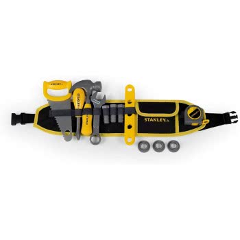 Smoby Stanley Tool Belt With Adjustable Strap And 14 Accessories 360123 3032163601234