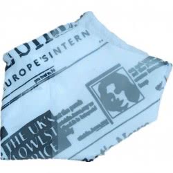 OEM Child Mask News Paper (100% Cotton Inside - 100% Pol Exterior) 11005 5206183303005