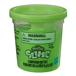 Hasbro Play-Doh Brand Slime Single 3.2-Ounce Can Of Metallic Green Slime Compound - Πράσινο E8790 / E8802 5010993671441
