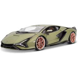 Bburago 1:18 Lamborghini Sian Diecast Model Car B18 18/11046 GREEN 4893993110469
