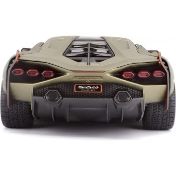 Bburago 1:18 Lamborghini Sian Diecast Model Car B18 18/11046 GREEN 4893993110469