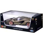Bburago 1:18 Lamborghini Sian Diecast Model Car B18 18/11046 GREEN 4893993110469