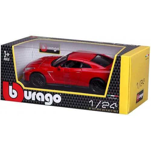 Bburago Nissan 1:24 Gt-R 2017 18/21082 RED 4893993210824