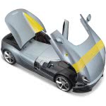 Bburago Ferrari - Race And Play 1:18 - Ferrari Στη Monza Sp1 Silver Ασημένια 16013 4893993160136