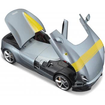 Bburago Ferrari - Race And Play 1:18 - Ferrari Στη Monza Sp1 Silver Ασημένια 16013 4893993160136