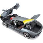 Bburago Ferrari - Race And Play 1:18 - Ferrari Στη Monza Sp1 Silver Ασημένια 16013 4893993160136