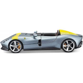 Bburago Ferrari - Race And Play 1:18 - Ferrari Στη Monza Sp1 Silver Ασημένια 16013 4893993160136