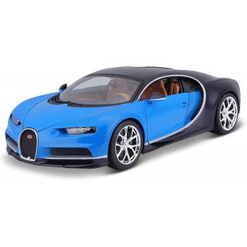 Bburago 1:18 Scale Highly Detail Of A Bugatti Chiron Die-Cast , Blue 18/11040 BLUE 4893993110407