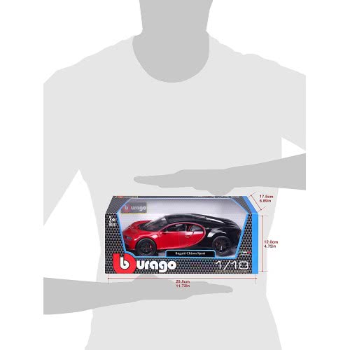 Bburago 1:18 Bugatti Chiron Sport, Multicoloured 11044 4893993110445