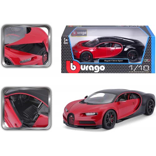 Bburago 1:18 Bugatti Chiron Sport, Multicoloured 11044 4893993110445