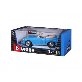 Bburago 1:18 Gold Porsche 356B Cabriolet (1961) 12025 4893993120253