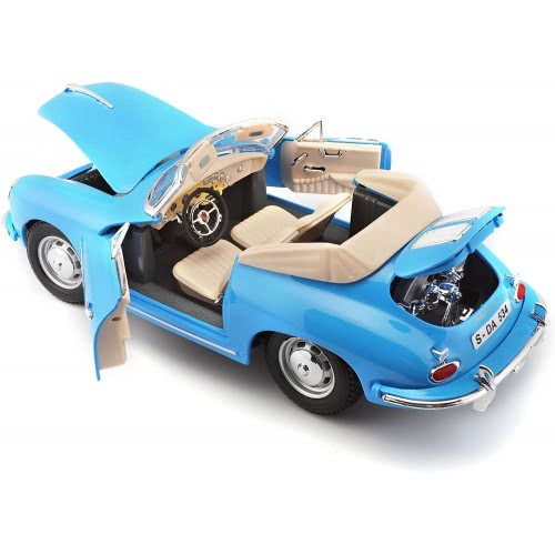 Bburago 1:18 Gold Porsche 356B Cabriolet (1961) 12025 4893993120253