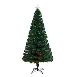 Christakopoulos Christmas Tree Optical Fiber LED Multicolor 8F 180 Ex. 49101-5 5212007569700