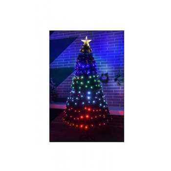 Christakopoulos Christmas Tree Optical Fiber LED Multicolor 8F 150 Ex. 49101-4 5212007569687