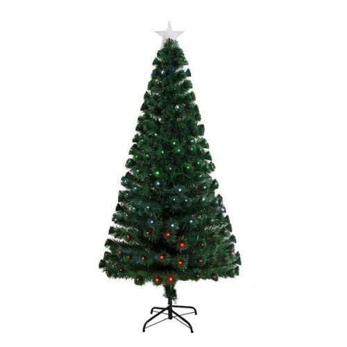 Christakopoulos Christmas Tree Optical Fiber LED Multicolor 8F 90 Ex. 49101-2 5212007569649