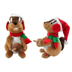 Christakopoulos Cristmas Squirrel With Sound And Movement 27 Εκ. 8159 5212007567997