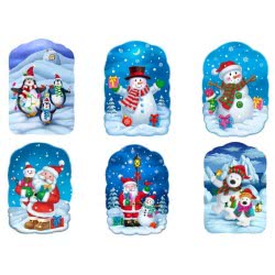 Christakopoulos Stickers 3D For Windows 16.5X23.5ΕΚ - 6 Designs 4722 5212007567577