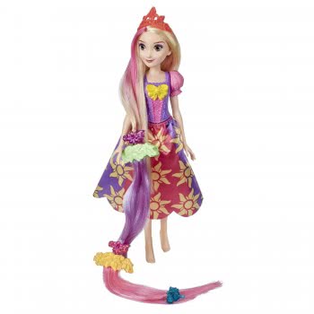 Hasbro Disney Princess Cut And Style Rapunzel Hair Fashion Doll With Hair Extensions E8938 5010993730452