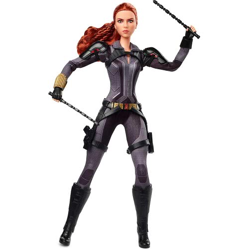Mattel Marvel Studios Black Widow Barbie Collectible GLY31 887961850321