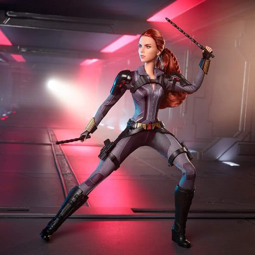 Mattel Marvel Studios Black Widow Barbie Collectible GLY31 887961850321