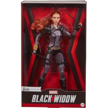 Mattel Marvel Studios Black Widow Barbie Collectible GLY31 887961850321