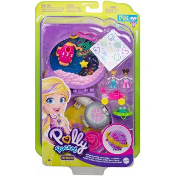 Mattel Polly Pocket Ο Κόσμος Της Polly Σετάκια - Saturn Space Explorer Compact FRY35 / GKJ51 887961828429