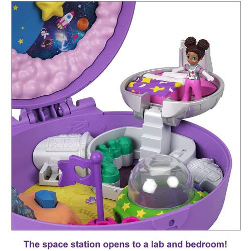 Mattel Polly Pocket Ο Κόσμος Της Polly Σετάκια - Saturn Space Explorer Compact FRY35 / GKJ51 887961828429