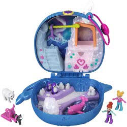 Mattel Polly Pocket Ο Κόσμος Της Polly Σετάκια - Freezin Fun Narwhal Compact FRY35 / GKJ52 887961828412