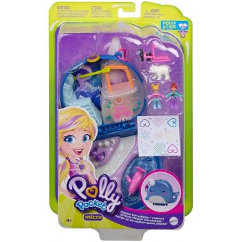 Mattel Polly Pocket Freezin Fun Narwhal Compact FRY35 / GKJ52 887961828412