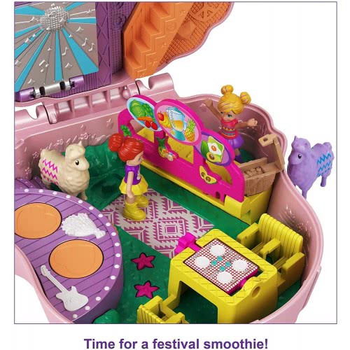 Mattel Polly Pocket Llama Music Party Compact FRY35 / GKJ50 887961828450