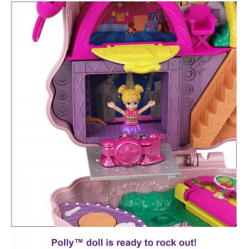 Mattel Polly Pocket Ο Κόσμος Της Polly Σετάκια - Llama Music Party Compact FRY35 / GKJ50 887961828450