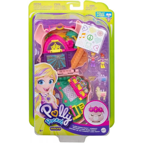 Mattel Polly Pocket Llama Music Party Compact FRY35 / GKJ50 887961828450