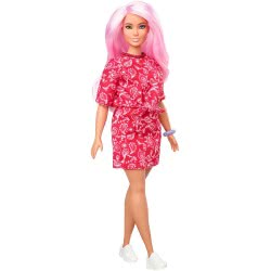 Mattel Barbie Fashionistas Doll Num 151 Μελαχρινή Κούκλα Με Φόρεμα Red Paisley Top FBR37 / GHW65 887961804423