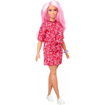 Mattel Barbie Fashionistas Doll Num 151 Μελαχρινή Κούκλα Με Φόρεμα Red Paisley Top FBR37 / GHW65 887961804423