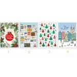 Canpol Christmas Bag Matt Lamination Small 17.8 X 22.9 X 9.8 Cm - 4 Designs TR-20S 5902814358627